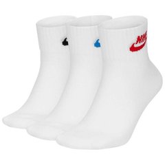 Шкарпетки Nike U NK NSW EVRY ESSENTIAL ANKLE 3PR білий Уні 46-50 00000012637