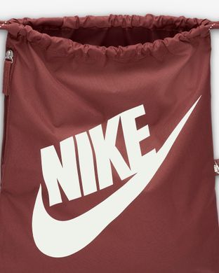 Рюкзак-мешок Nike NK HERITAGE DRAWSTRING 13L бордовый Уни 33х43 см DC4245-231