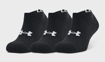 Шкарпетки Under Armour Core No Show 3pk чорний Уні MD 00000024911
