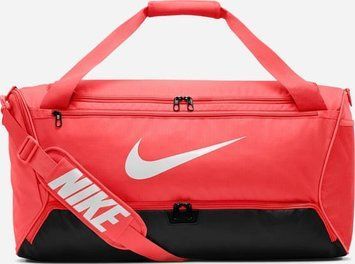 Сумка Nike NK BRSLA M DUFF - 9.5 60L червоний, чорний Уні 64 х 30 х 30 см DH7710-814