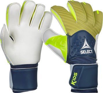 Рукавички воротарські Select Goalkeeper Gloves 03 Kids v26 синій, зелений, сірий 7 (17 см) 601032-240