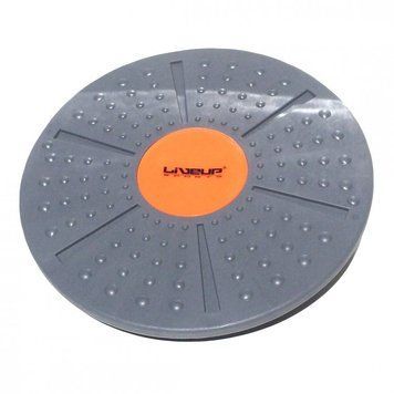 Балансборд BALANCE BOARD серый, оранжевый 39x8см LS3151A