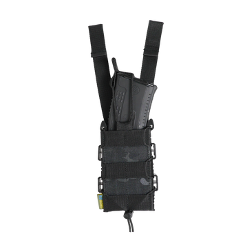 Жорсткий посилений тактичний підсумок KIBORG GU Single Mag Pouch Dark Multicam 4057