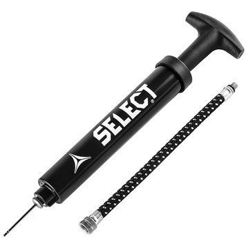 Насос ручной для мячей SELECT Ball pump and tube (010) чорний, 15 см 7890300111