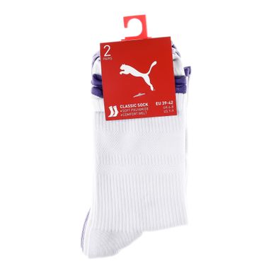 Шкарпетки Puma SOCK CLASSIC 2P WOMEN фіолетовий, білий Жін 35-38 00000009507