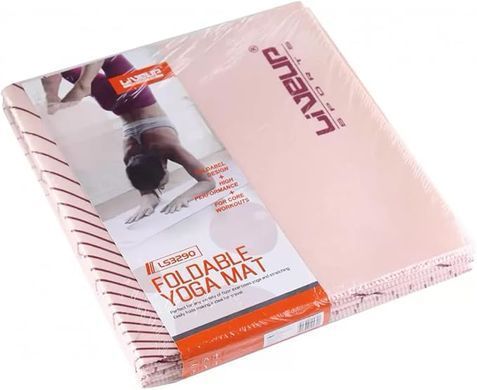 Розкладний килимок для йоги LiveUp FOLDABLE YOGA MAT LS3290