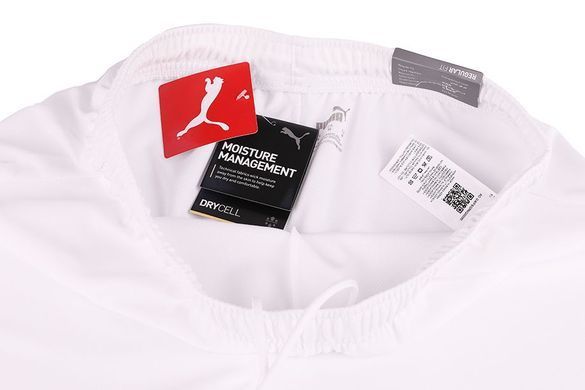 Шорты Puma teamRISE Short Jr белый детский 176 см 704943-03