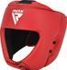 Шлем RDX HEAD GUARD LEATHER IBA APPROVED-1 красный L HGL-IBA-1R фото 1