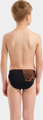 Плавки-сліпи для хлопчиків Arena BRIGHT SWIM BRIEFS чорний, помаранчевий 164 см 006724-503