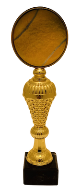 Статуетка Великий теніс Жетон золото h 25см арт СЖ-01 00000016788