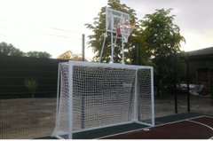 Ворота для мини футбола и гандбола с баскетбольным щитом SS00015 SS00015