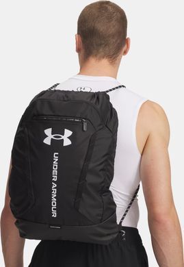Рюкзак Under Armour Hustle Sackpack 22L черный 39 х 53 х 7 см (6000519-001) 6000519-001