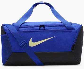 Сумка Nike NK BRSLA S DUFF - 9.5 41L чорний, синій Уні 51x28х28 см DM3976-405