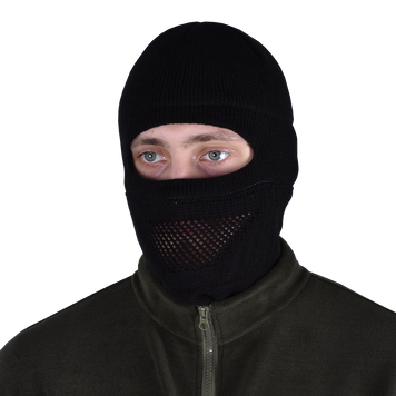 Шапка-балаклава зимова тактична ЗСУ Brotherhood чорна BH-C-B-BL