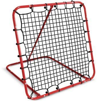 Сетка тренировочная для футбола Neo-Sport NS-491 Rebounder 120 x 120 х 107 см, красная 1491