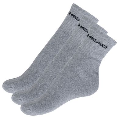 Шкарпетки Head SHORT CREW 3PPK UNISEX сірий Уні 35-38 00000007415