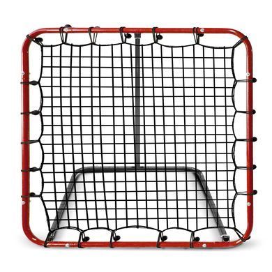 Сітка тренувальна для футболу Neo-Sport NS-491 Rebounder 120 x 120 х 107 см, червона 1491