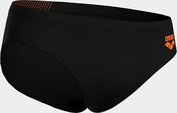 Плавки-сліпи для хлопчиків Arena BRIGHT SWIM BRIEFS чорний, помаранчевий 164 см 006724-503