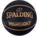 М'яч баскетбольний Spalding Highlight чорний, золотий Уні 7 00000024527 фото 3