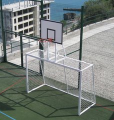 Ворота для мини футбола и гандбола с баскетбольным щитом SS00014 SS00014