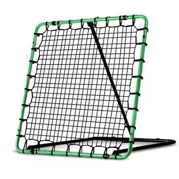 Сетка тренировочная для футбола Neo-Sport Rebounder 120 x 120 см, черно-зеленая. 1459