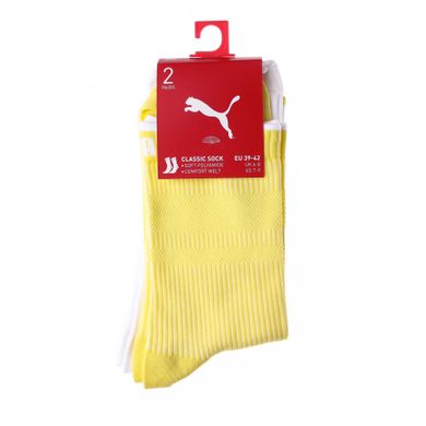 Шкарпетки Puma SOCK CLASSIC 2P WOMEN жовтий, білий Жін 35-38 00000009509