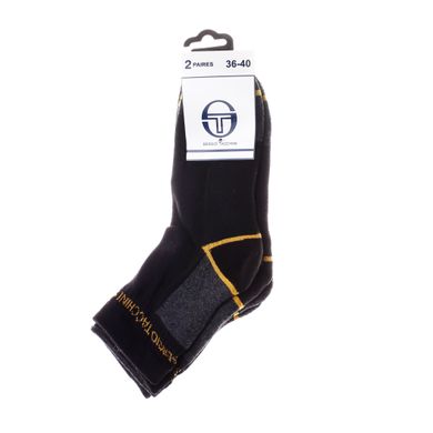 Шкарпетки Sergio Tacchini 3-pack чорний, сірий Уні 36-40 00000008268
