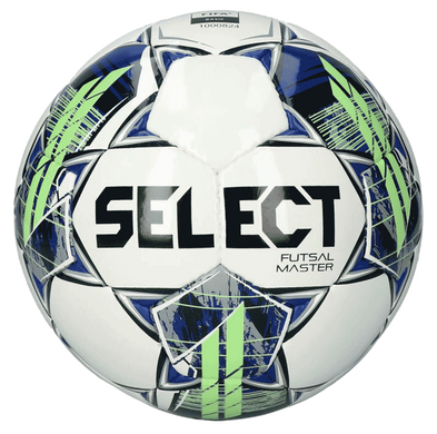 М'яч футзальний Select Futsal Master v22 біло-зелений Уні 4 00000019248