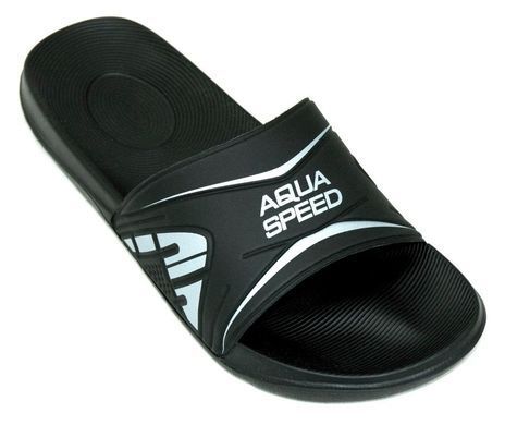 Шльопанці Aqua Speed DAKOTA 6807 чорний, сріблястий Чол 42 516-07