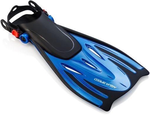 Ласти Aqua Speed WOMBAT KID 528-11-1 чорний, синій Діт 27-31 528-11