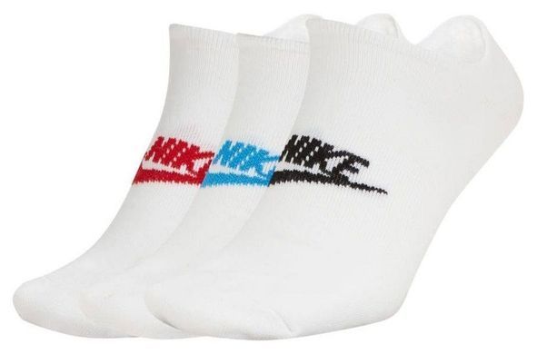 Шкарпетки Nike U NK NSW EVERYDAY ESSENTIAL NS 3PR білий, мультиколор Уні 34-38 SK0111-911
