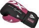 Боксерські рукавиці RDX BOXING GLOVES REX F4 чорний, рожевий 12 унцій BGR-F4P фото 2