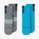 Носки Nike U NK MLTPLIER ANKLE 2PR серый, голубой Уни 34-38 SX7556-923 фото 2