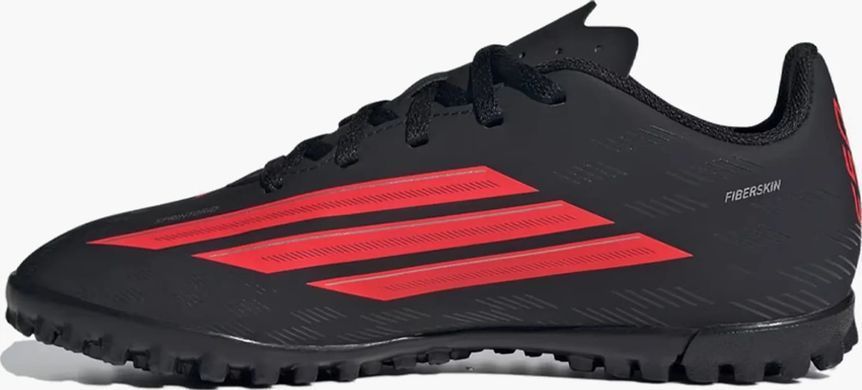 Сороконіжки дитячі Adidas F50 CLUB TF J чорний, червоний 33 (1UK) 20 см JS1490