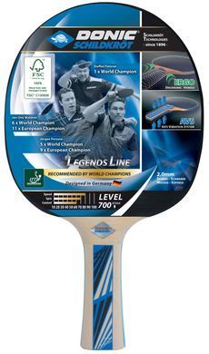 Ракетка для настільного тенісу Donic-Schildkrot Legends 700 FSC 734417