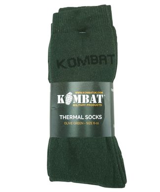 Термоноски 3 пары KOMBAT UK Thermal Socks размер 40-45 kb-tso-olgr-40-45
