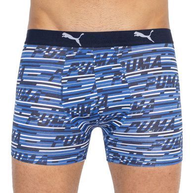 Трусы-боксеры Puma LOGO AOP BOXER 2P синий, белый Муж  501003001-010