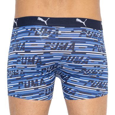 Трусы-боксеры Puma LOGO AOP BOXER 2P синий, белый Муж  501003001-010