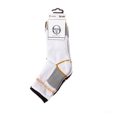 Шкарпетки Sergio Tacchini 3-pack чорний, білий Уні 36-40 00000008269