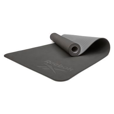 Двосторонній килимок для йоги Reebok Double Sided Yoga Mat чорний, сірий Уні 176 х 61 х 0,6 см RAYG-11042BKGR