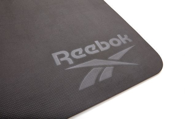 Двосторонній килимок для йоги Reebok Double Sided Yoga Mat чорний, сірий Уні 176 х 61 х 0,6 см RAYG-11042BKGR