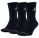 Шкарпетки NIKE U J ED CUSH POLY CREW 3PR 144 чорний Уні L DX9632-010 фото 2