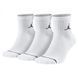 Шкарпетки Nike U J ED CUSH POLY ANKLE 3PR 144 білий Уні 42-46 DX9655-100 фото 1