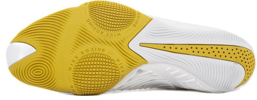 Взуття для боксу Nike Hyperko 3 білий, золотистий 41 (8US) 26 см HV6696-100