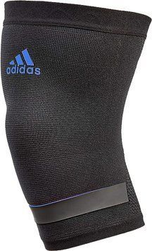 Фиксатор колена Adidas Performance Knee Support черный, синий Уни S ADSU-13321BL