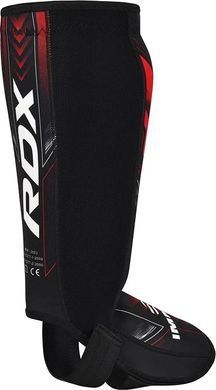 Захист ніг RDX NEOPRENE SHIN INSTEP IMMAF-1 чорний, червоний L SGN-IMF-1R
