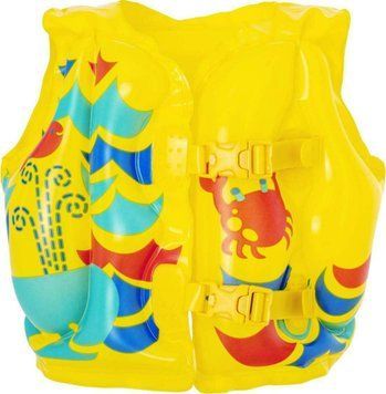 Жилет для плавання Aqua Speed TROPICAL 5654 жовтий 18-30 кг (766) 00000039455