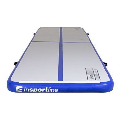 Килимок надувний inSPORTline Airstunt 500x100x10 см, біло-синій 28652