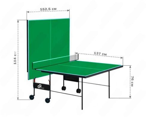 Стол для настольного тенниса ТМ &laquo;GSI-Sport&raquo; Athletic Strong GP-3 GP-3