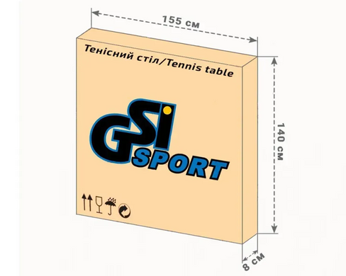 Стол для настольного тенниса ТМ &laquo;GSI-Sport&raquo; Athletic Strong GP-3 GP-3